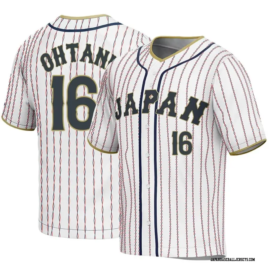 Mizuno Shohei Ohtani #16 : Samurai Japan Replica Uniform Home White O Size 2023 World Baseball Classic